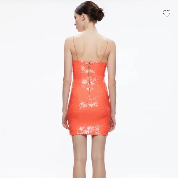 Alice and Olivia Fifi Sequin Dress